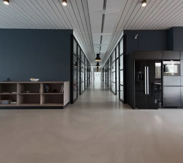 Modern paper floral decor for Buckhead corporate offices