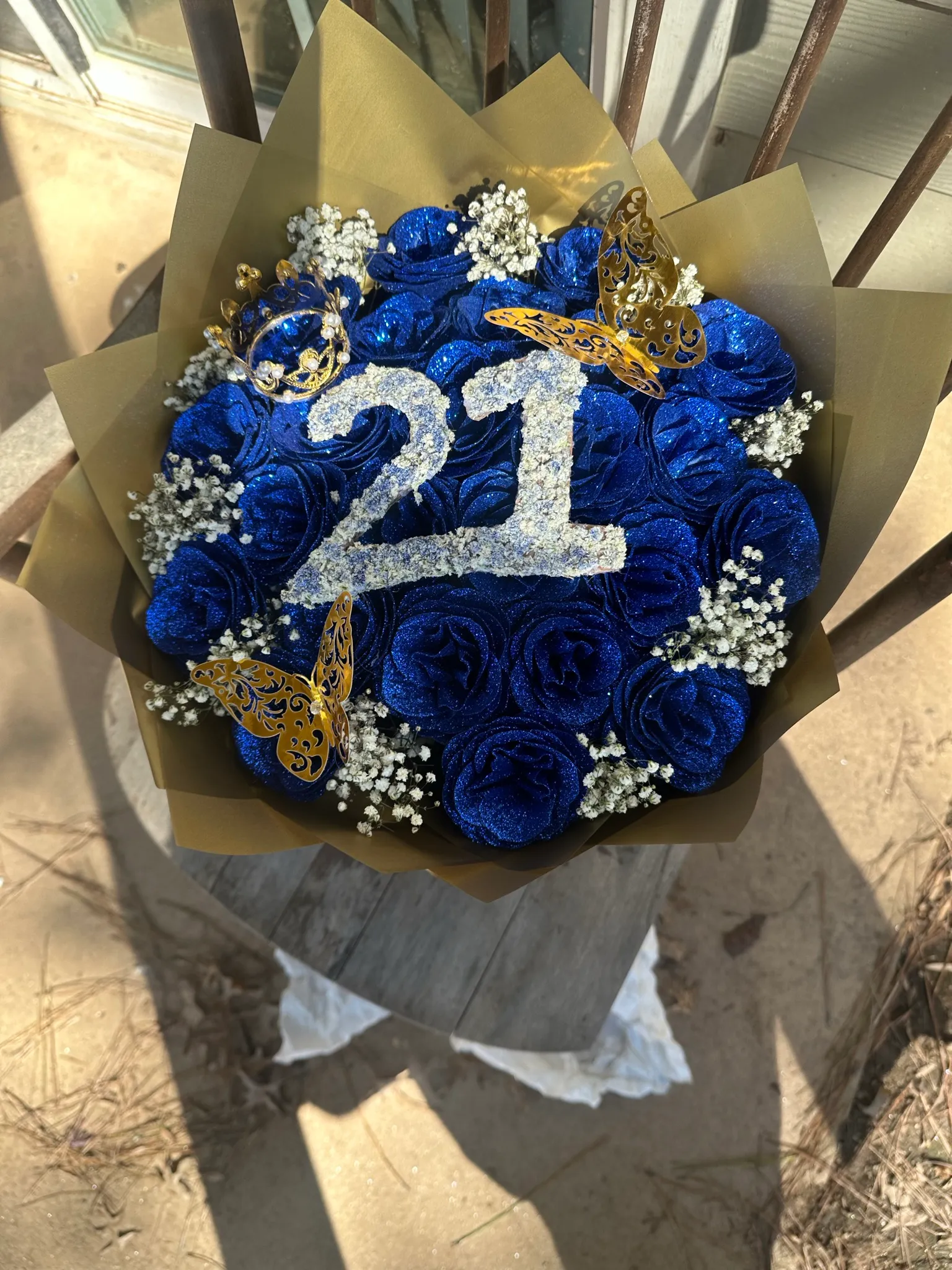 Graduation celebration paper flower commission